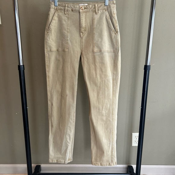 Juniors Tan Skinny Khakis - Picture 1 of 3